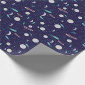 Kinder motormeteor Black Hole Planet Comet Cadeaupapier (Hoek)