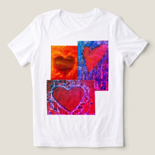 Kinder Multiple Hearts T-shirt (Design voorkant)
