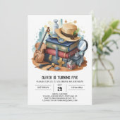 Kinder Mystery Detective Verjaardag Kaart (Staand voorkant)