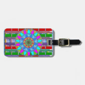 Kinder n Kamer Deco: Unieke rijke energie-Prints Bagagelabel (Voorkant horizontaal)
