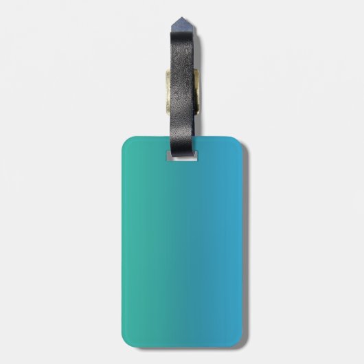 Kinder n Kamer Deco: Unieke rijke energie-Prints Bagagelabel (Achterkant verticaal)