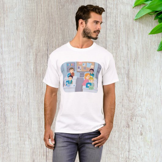 Kinder naaiklasse plezier knutselen en leren t-shirt