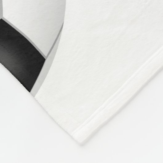 kinder naam Cluster van voetballen Atletische Deco Fleece Deken (Hoek)