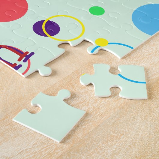 Kinder naam Dinosaur Puzzle Learning Activity Legpuzzel (Zijkant)