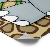 Kinder naam Hippo Poster (Hoek)