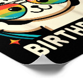 Kinder naam Jeremiah Birthday Boy Cat Poster (Hoek)