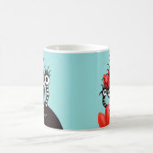 Kinder naam Kawaii Cute Monster Koffiemok (Center)