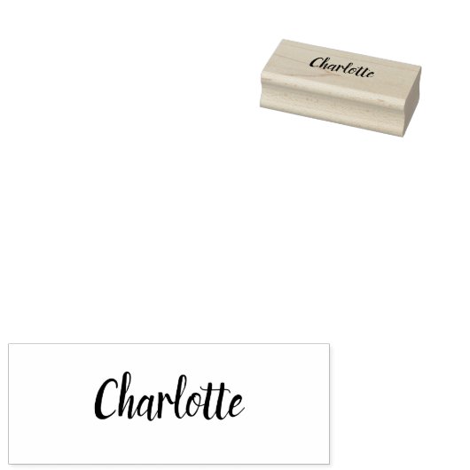 Kinder naam rubberstempel, terug naar school rubbe rubberstempel (Gestempeld)