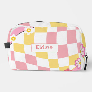 Kinder naam rugzak 70s groovy terug naar school