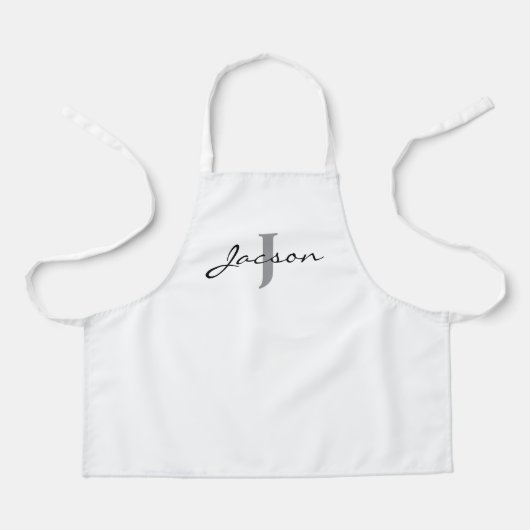 Kinder naam simpel schort (Voorkant)