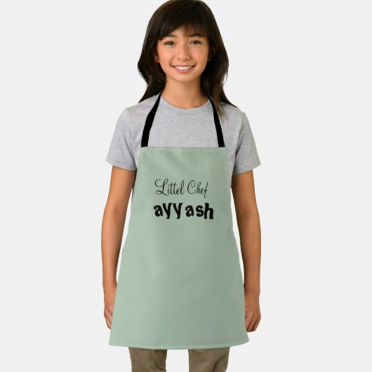 Kinder naam Stijlvolle chef-kok Schort (Insitu)