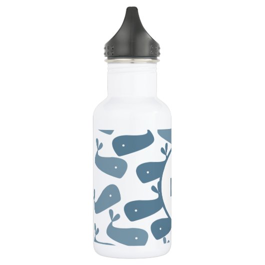 Kinder naam van blauw groothandelspatroon waterfles  (Links)