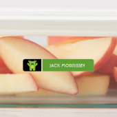 Kinder naam van Cute Colorful Monsters Labels (Aangebracht)