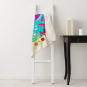 Kinder naam van kleurrijke Zeeen van de oceaan Sherpa Deken (In situ)