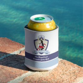 Kinder naam zwemclub Crest Cute Penguin Blikjeskoeler