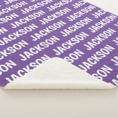 Kinder naamgreep - Kies uw kleur! Sherpa Deken (3/4)