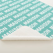 Kinder naamgreep - Kies uw kleur! Sherpa Deken (3/4)