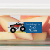 Kinder naamlabels voor schoolbenodigdheden Monster Labels (Aangebracht)