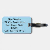 Kinder Narwhale Bagagelabel (Achterkant horizontaal)