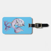 Kinder Narwhale Bagagelabel (Voorkant horizontaal)