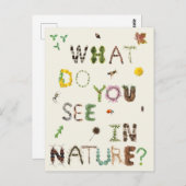 Kinder Naturalist Natuur Explorers Briefkaart (Voorkant / Achterkant)