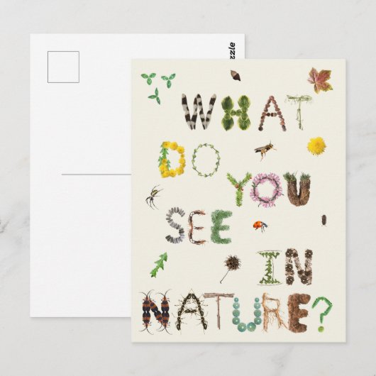 Kinder Naturalist Natuur Explorers Briefkaart (Voorkant / Achterkant)