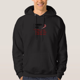 Kinder Naughty Nice List Papa koopt het grootkind Hoodie