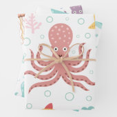 Kinder Nautisch Patroon Inpakpapier Vel (In situ)