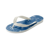 Kinder nautische print Teenslippers (Schuin)