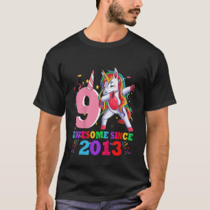 Kinder negende verjaardag 9 jaar Geweldige sinds 2 T-shirt