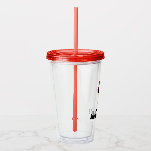 Kinder net als pap brandweerman acryl drinkbeker (Rechts)