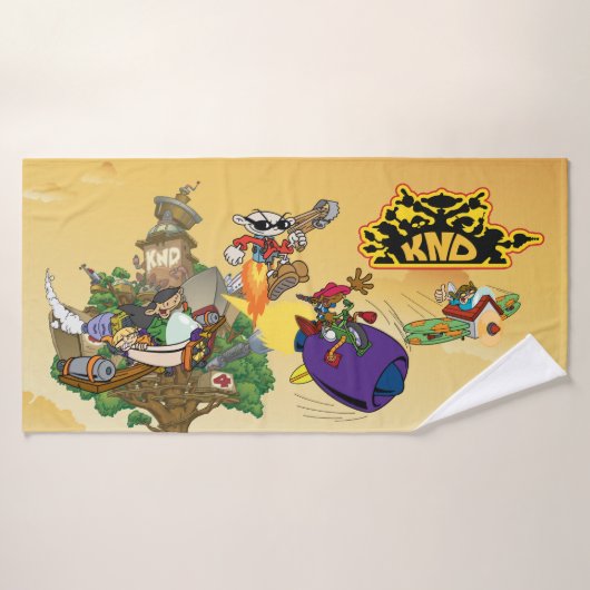 Kinder next-door gevechtsstations! badhanddoek (Badhanddoek)