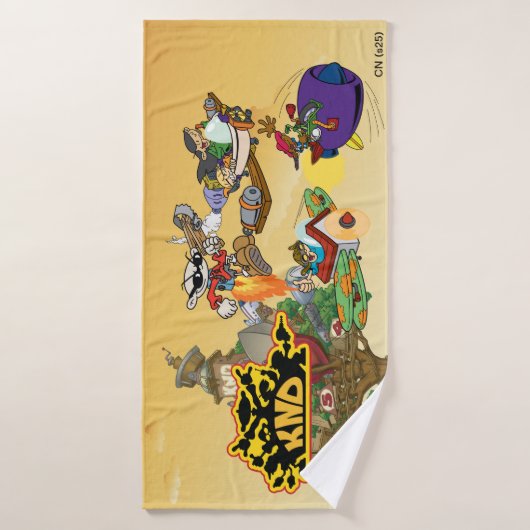 Kinder next-door gevechtsstations! Wasdoekje Badhanddoek (Badhanddoek)