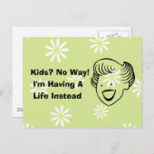 Kinder niet briefkaart (Voorkant / Achterkant)