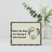 Kinder niet briefkaart (Staand voorkant)