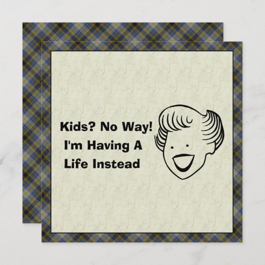 Kinder niet kaart (Voorkant / Achterkant)