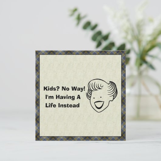 Kinder niet kaart (Staand voorkant)