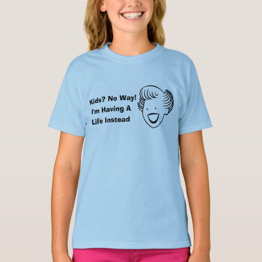 Kinder niet t-shirt (Voorkant)