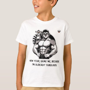 Kinder Nieuwjaar, zelfde als ik T-shirt