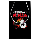Kinder Ninja Birthday Party Gift - 6 jaar oud Klein Cadeauzakje (Achterkant)
