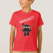 Kinder Ninja T-Shirt (Voorkant)