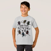 Kinder Ninja T-Shirt : Jelly Bean Ninjaz (Voorkant volledig)