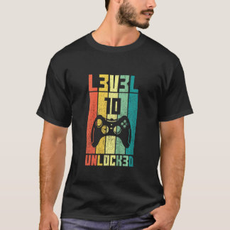 Kinder niveau 10 Onvergrendelde  videoband 10e bi T-shirt