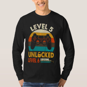 Kinder niveau 5 Onvergrendeld niveau 6 belasting T-shirt