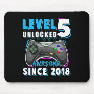 Kinder niveau 5 Onvergrendelde videogame op 5 okto Muismat