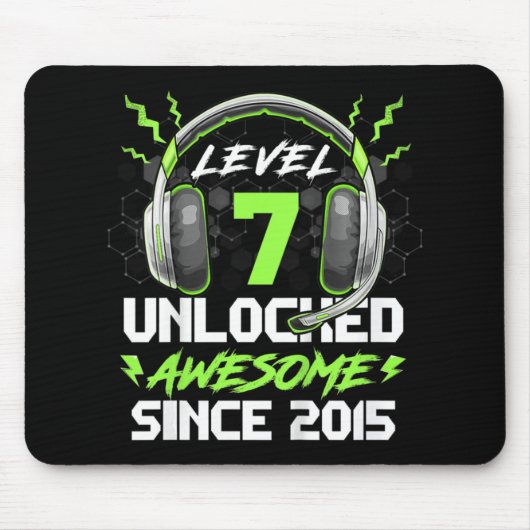 Kinder niveau 7 niet-vergrendeld Geweldige sinds 2 Muismat (Voorkant)