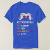 Kinder niveau 9 videogame 9e verjaardag gamer t-shirt (Design voorkant)