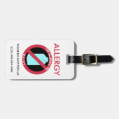 Kinder noodtoestand voor airy bagagelabel (Voorkant horizontaal)