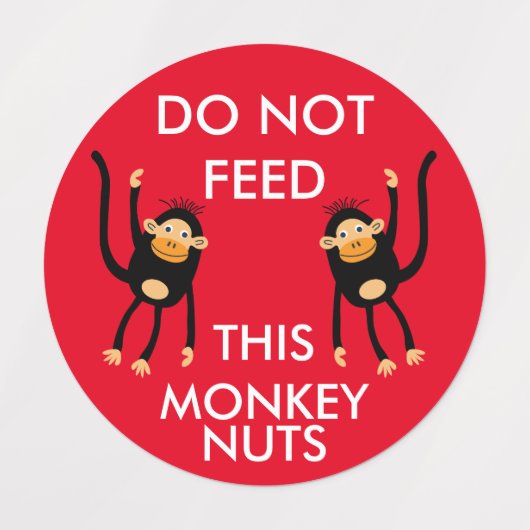 Kinder Noten Allergie Waarschuwing Labels (Design 2)