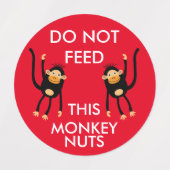 Kinder Noten Allergie Waarschuwing Labels (Design 1)